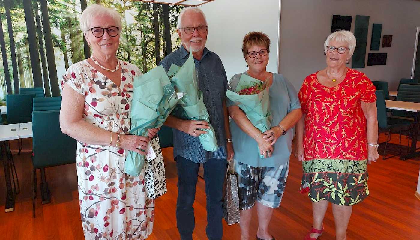 35 glade postpensjonister møttes til kaffetreff på Kjøkkenet - Folkets Hus Hamar